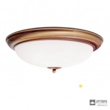 Orion DL 7-087 47 Patina opal-matt — Потолочный накладной светильник Empire ceiling light, antique brass finish, dia. 47cm