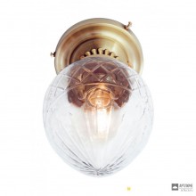 Orion DL 7-260 bronze 411 klar-Schliff — Потолочный накладной светильник Adele Ceiling Light, bronze plated, with clear cut glass, 15cm