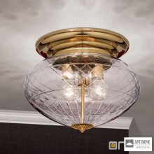 Orion DL 7-263 gold 417 klar-Schliff — Потолочный накладной светильник Adele Ceiling Light, 24K gold plated, with clear cut glass, 40cm