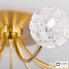 Orion DL 7-632 9 gold-matt 496 Schliffdekor — Потолочный накладной светильник Maderno ceiling light, 9 lamps, satin gold finish