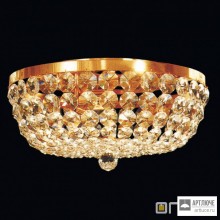 Orion DLU 2219 3 45 gold A (3xE27) — Потолочный накладной светильник Sheraton ceiling light with 3 lamps, 45cm, 24K gold plated