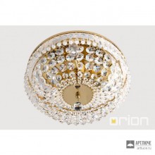 Orion DLU 2327 3 35 gold (3xE14) — Потолочный накладной светильник Sheraton ceiling light, 35cm, 24K gold plated