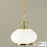 Orion HL 6-1269 gold-Kabel 385 opal-gold — Потолочный подвесной светильник Empire pendant lamp, 24K gold plated, 24cm