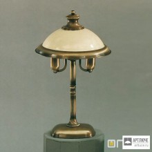Orion LA 4-599 2 Patina 355 champ — Настольный светильник Austrian Old Lamp Table Lamp, Antique Brass finish with 2 champagne glass shades