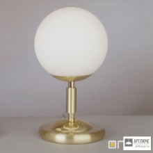 Orion LA 4-982 1 MS-matt 444 opal (1xE14) — Настольный светильник Artdesign Table Lamp, Brushed Brass finish with round glass
