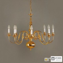 Orion LU 1238 8 MS - ohne Adler — Потолочный подвесной светильник Classic flemish chandelier, 8 lamps, shiny brass finish, without eagle