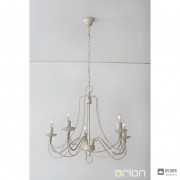 Orion LU 1531 5 Elfenbein-gold (5xE14) — Потолочный подвесной светильник Vela chandelier, 5 lamps, ivory finish