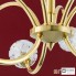 Orion LU 1729 6+3 gold-matt 496 Schliffdekor — Потолочный подвесной светильник Maderno Chandelier, 6+3 lamps, satin gold finish