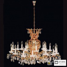 Orion LU 2143 14+7 gold (21xE14) — Потолочный подвесной светильник Hirohito crystal chandelier, 14+7 lamps and 24K gold plated