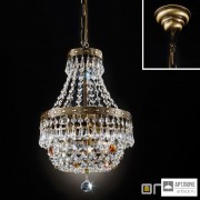 Orion LU 2328 3 25 Patina — Потолочный подвесной светильник Sheraton chandelier, 25cm, antique brass finish