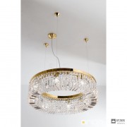 Orion LU 2408 8 80 gold (8xE14) — Потолочный подвесной светильник Ring chandelier, 80cm, 24K gold plated