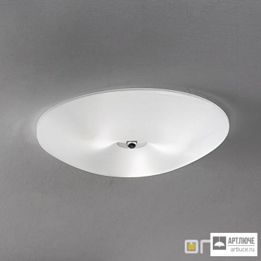 Orion NU 9-383 38 chrom opal (3xE27IlluEco) — Потолочный накладной светильник Fana Ceiling Light, 38cm in chrome finish