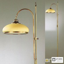 Orion Stl 12-983 1 Patina 413 champ Patina — Напольный светильник Landhaus floor lamp, Antique Brass finish with champagne coloured glass