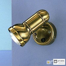 Orion Str 10-296 1 Patina (fE27 R63) — Настенный накладной светильник Wilhelm single spot, antique brass finish