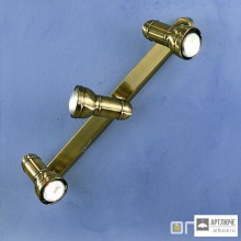 Orion Str 10-296 3 Patina (fE27 R63) — Настенный накладной светильник Wilhelm triple spot bar, antique brass finish