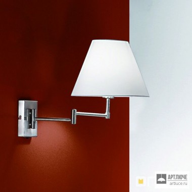 Orion WA 2-1185 1 satin (1xE27) — Настенный накладной светильник Berta Wall Lamp, satin chrome finish