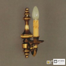 Orion WA 2-531 1 Patina — Настенный накладной светильник Flemish Style wall light with cast parts, 1 lamp, antique Brass finish