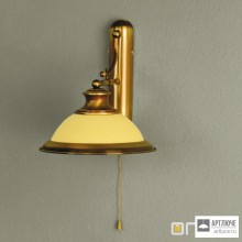 Orion WA 2-547 1 Patina 354 champ — Настенный накладной светильник Austrian Old Lamp Wall Light, Antique Brass finish with champagne glass shade
