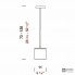 Panzeri L07001.011.0101 — Потолочный подвесной светильник TEAM DESIGN