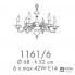 Possoni 1161-6 — Потолочный подвесной светильник RICORDI DI LUCE