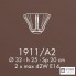 Possoni 1911-A2 — Настенный накладной светильник NOVECENTO