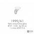Possoni 1999-A1 — Настенный накладной светильник GRAND HOTEL