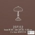 Possoni 237-L2 — Настольный светильник NOVECENTO