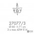 Possoni 27077-3 — Потолочный подвесной светильник RICORDI DI LUCE