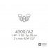 Possoni 4500-A2 — Настенный накладной светильник RICORDI DI LUCE