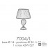Possoni 7004-L — Настольный светильник ALABASTRO