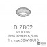 Possoni DL7802 — Потолочный встраиваемый светильник NOVECENTO