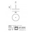 Prandina 1131000113000 — Светильник потолочный накладной EQUILIBRE HALO C3