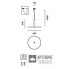 Prandina 1513000513300 — Светильник потолочный подвесной EQUILIBRE ECO S3