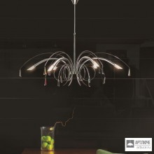 Prearo 2125 6 CR — Потолочный подвесной светильник Swan