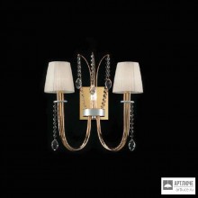 Prearo 2131 2 AP 24KB — Настенный накладной светильник Noir & Blanc