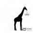 Qeeboo 19003WH — Напольный светильник Giraffe in love M