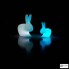 Qeeboo 90005LED — Настольный светильник RABBIT SMALL LAMP WITH RECHARGEABLE LED