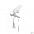 Seletti 14734 — Настенный светильник Bird Lamp White Looking