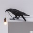 Seletti 14736 — Настольный светильник Bird Lamp Black Playing