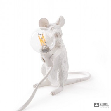 Seletti 14885 — Дизайнерская настольная лампа для гостиной MOUSE LAMP