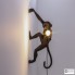 Seletti 14919 — Настенный накладной светильник The Monkey Lamp Hanging Version Right