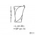 Sil Lux ATENE LP 6 226B 03 — Светильник настенный накладной ATENE