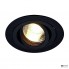 SLV 111710 — Потолочный встраиваемый светильник NEW TRIA GU10 ROUND DOWNLIGHT BLACK
