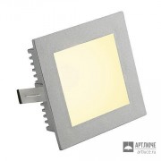 SLV 112732 — Светильник настенный встраиваемый FLAT FRAME Basic, квадратный, серебристо-серый, G4, max. 20W