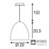 SLV 133009 — Потолочный подвесной светильник PARA CONE 20