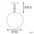SLV 165400 — Светильник подвесной ROTOBALL E27