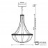 Swarovski SCE121D LB1 S — Потолочный подвесной светильник CRYSTAL EMPIRE LED