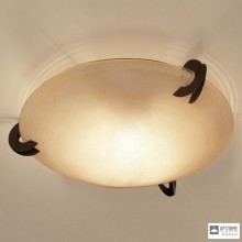 Terzani 0F63LF1B4F — Потолочный накладной светильник SOLUNE cm.40 Rusty - Amber Glass
