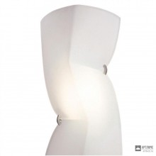 Terzani 0H61AH3A1F — Настенный накладной светильник PETIT THEATRE Chrome - White Glass