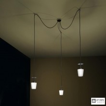 Vesoi lumetto 11-s3 decentrato-white — Потолочный подвесной светильник LUMETTO
